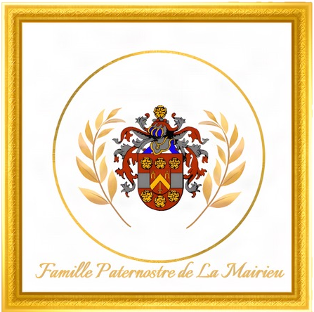 Blason de la famille Paternostre de La Mairieu