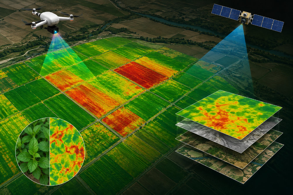 Exemple de tableau de bord GeoNatSat — Gestion des Espaces Verts